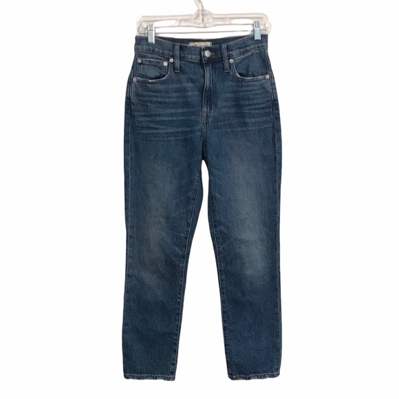 Madewell The High-Rise Slim Crop Boyjean Size 25 - Picture 3 of 10